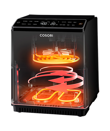 Cosori Dual Blaze tecnologia 360 ThermoIQ